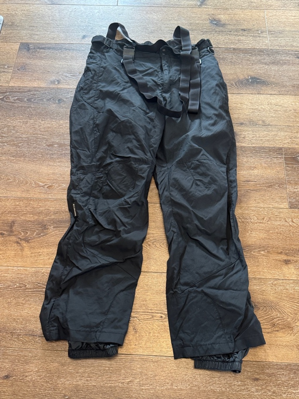 Columbia black‎ snow bibs XL